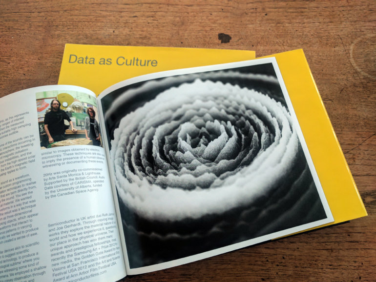 Data as Culture 2012 exhibition catalogue