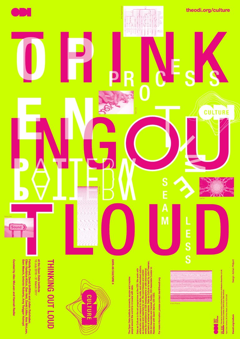 ODI Thinking Out Loud exhibition catalogue